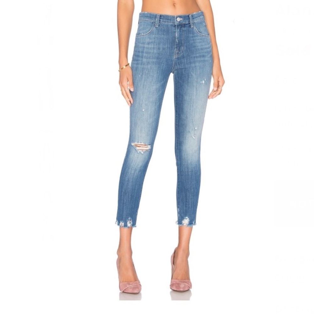 J BRAND Alana High Rise Crop Skinny Jean